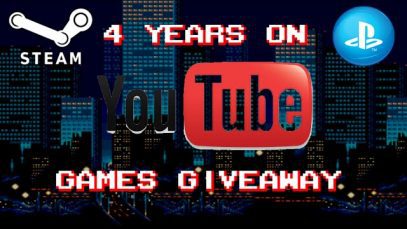 4 Years On Youtube – Games Giveaway (Closed)