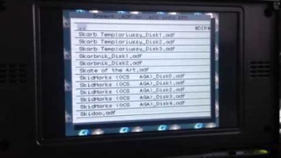 Amiga games running on Pandora console