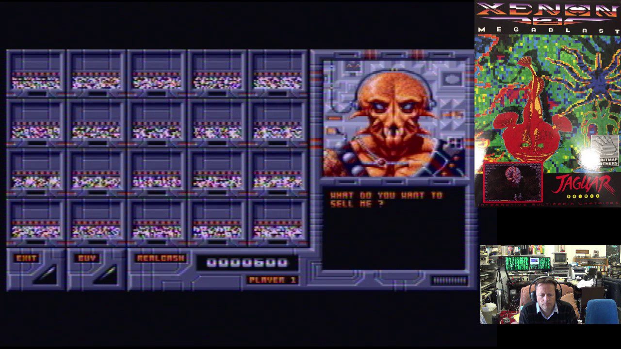 Atari Jaguar Homebrew Game – Xenon 2 – Megablast Pickup & Play 27th October 2016