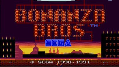 Bonanza Bros. review for SEGA Genesis/Mega Drive