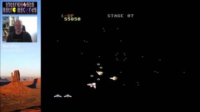Can you beat my score? Mark Plays…. Gyruss (C64)(Interghost Retro Records)