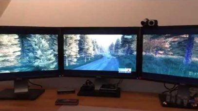 Checking Out My 3 Screen PC Gaming Setup With A Fellow YouTuber