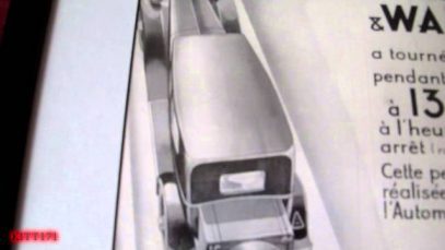 Cool old Chenard & Walcker car poster