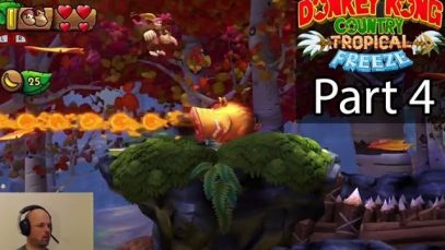 Donkey Kong Country Tropical Freeze Playthrough – Part 4 (WiiU)