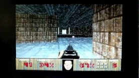 Doom gameplay on the Atari Jaguar