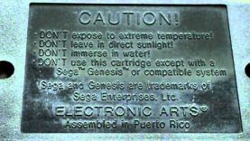 Dos and Don’ts of the Sega Mega Drive cartridge (with Electronic Arts)