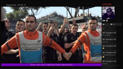 F1 2015 for the PlayStation 4 – Livestream archive