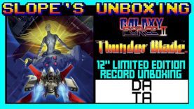 Galaxy Force 2 & Thunderblade limited edition record from DATA DISCS unboxing – SGR