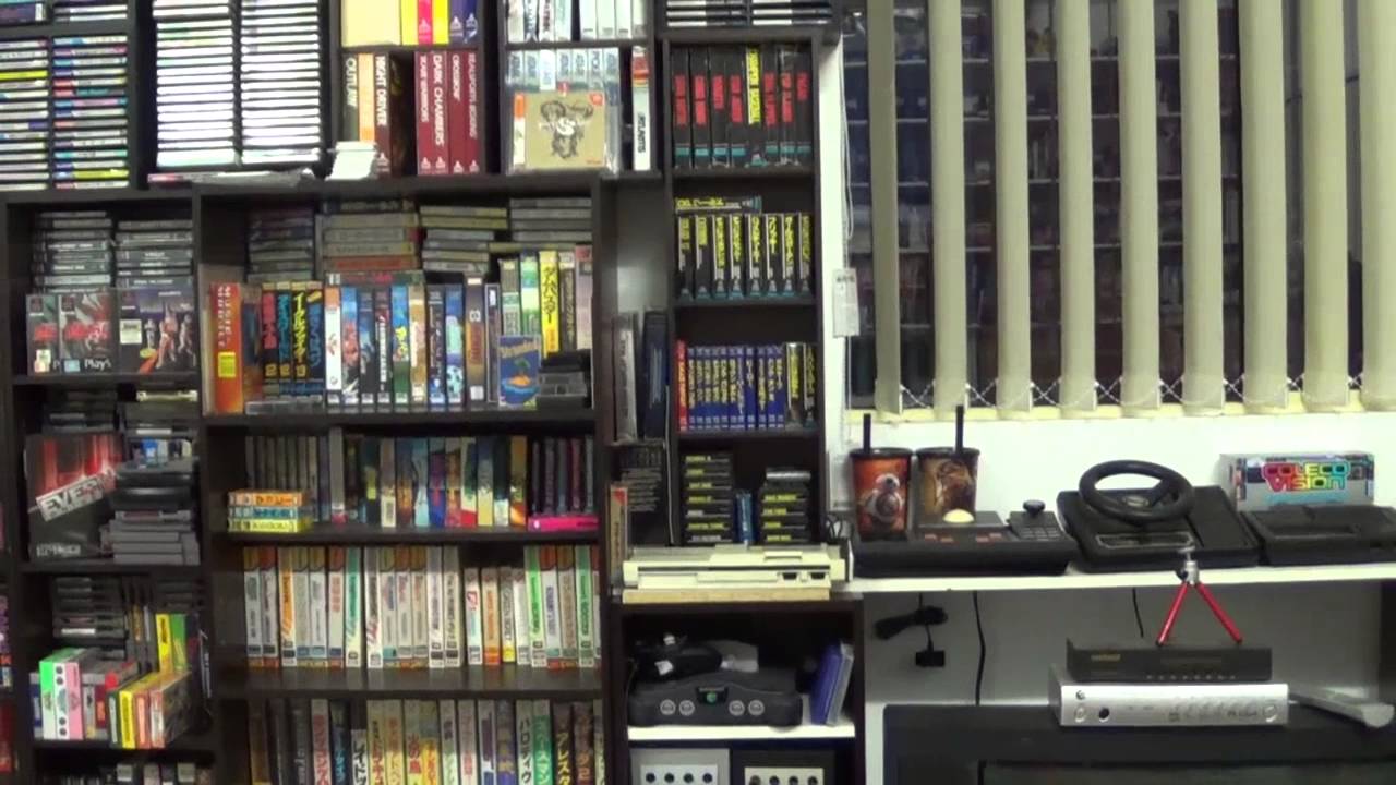 Game Room Tour April 2016 – 2.5k+ Games, 100+ Systems