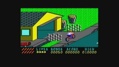 Ghost Cars of Video Game Land: Paperboy [Amstrad CPC]
