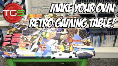 How to make your own Decoupage Retro Gaming Table!