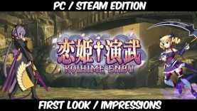 Koihime Enbu – PC Steam First Impressions (All-Girl Fighter)