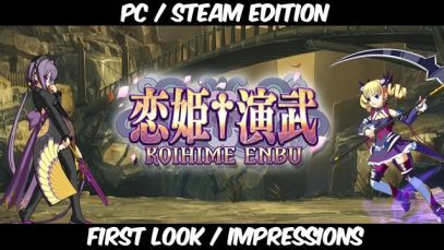Koihime Enbu – PC Steam First Impressions (All-Girl Fighter)