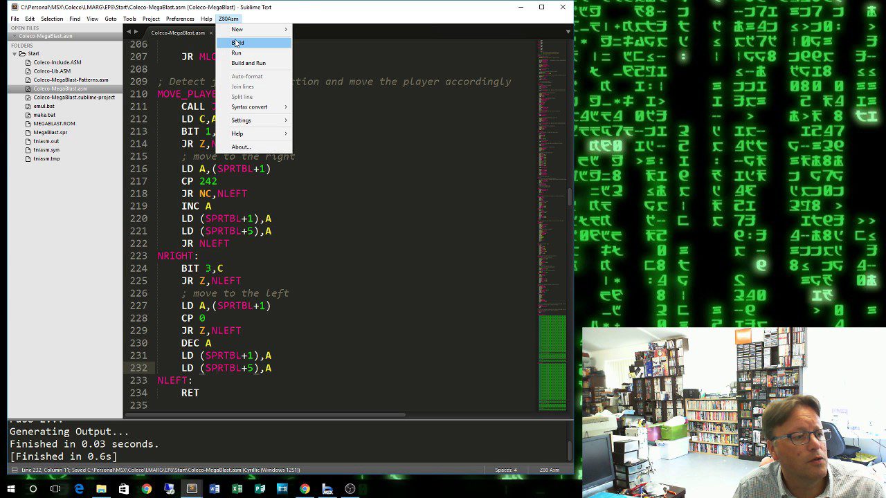 Lets Make a Retro Game – Episode 8 – Move and Shoot