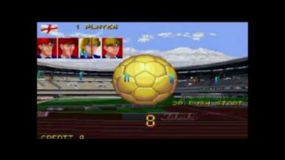 Let’s Play Football Champ – (Hat Trick Hero) – Arcade -Taito Classic With  Commentary