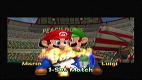 Mario Power Tennis – Mario Vs Luigi – Nintendo Gamecube