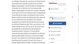 Non-Catholic children in Ireland are penalised by the education system.