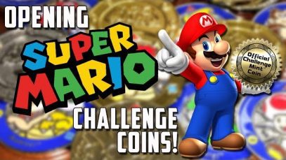 Opening packs of Super Mario Challenge coins!