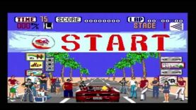 OutRun (Sega Mega Drive) + MacBook Pro waffle!