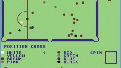 Possibly The Worse Game Ever – Snooker – Commodore 64