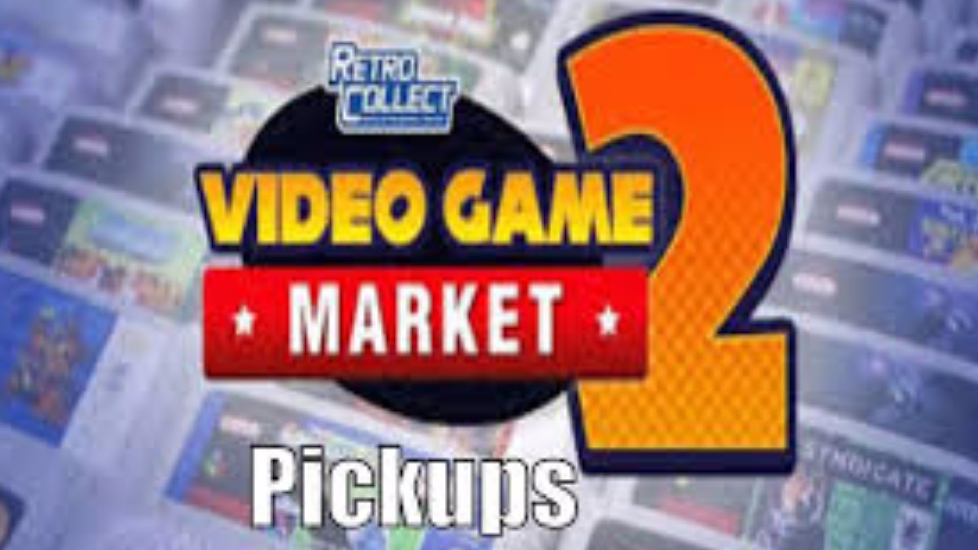 Retro Collect Video Game Market 2 Pickups