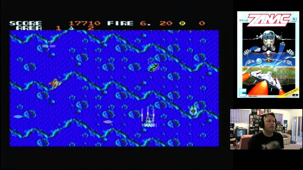 Retro Computer Games MSX  (Zanac Ex & XZR II) Pickup & Play 22nd November 2013