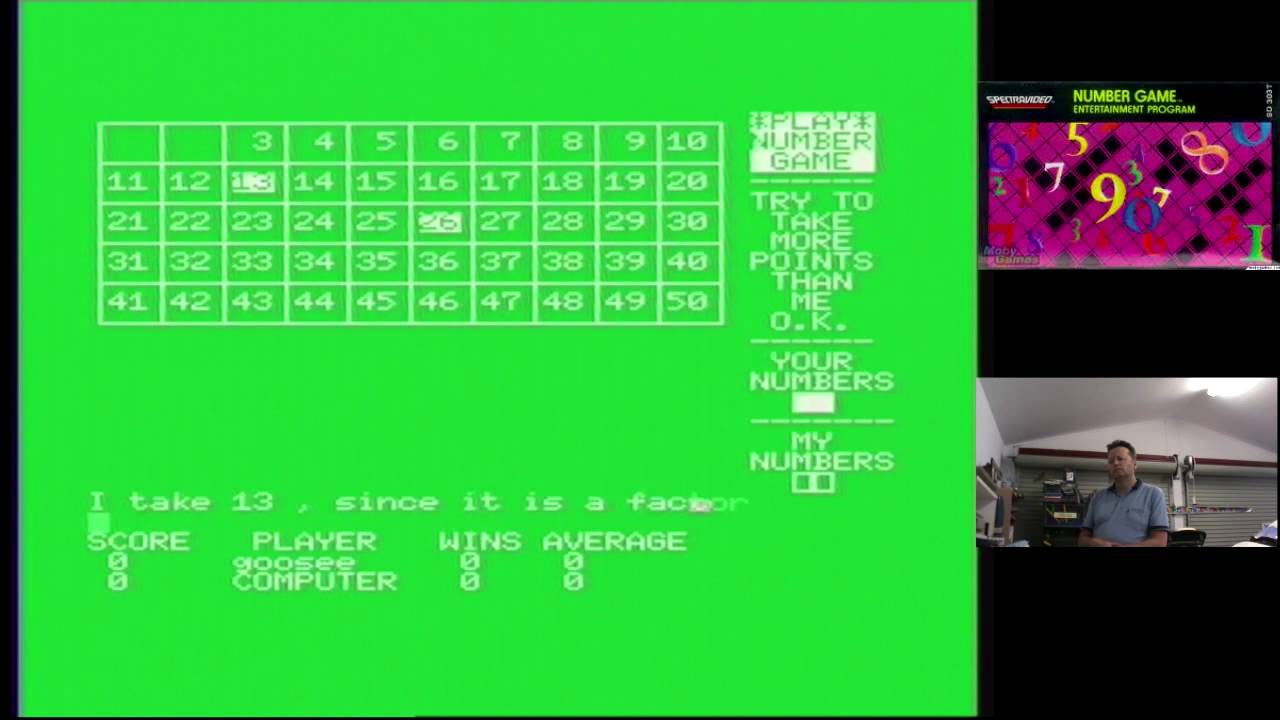 Retro Computer Games Pickup & Play 20th February 2014