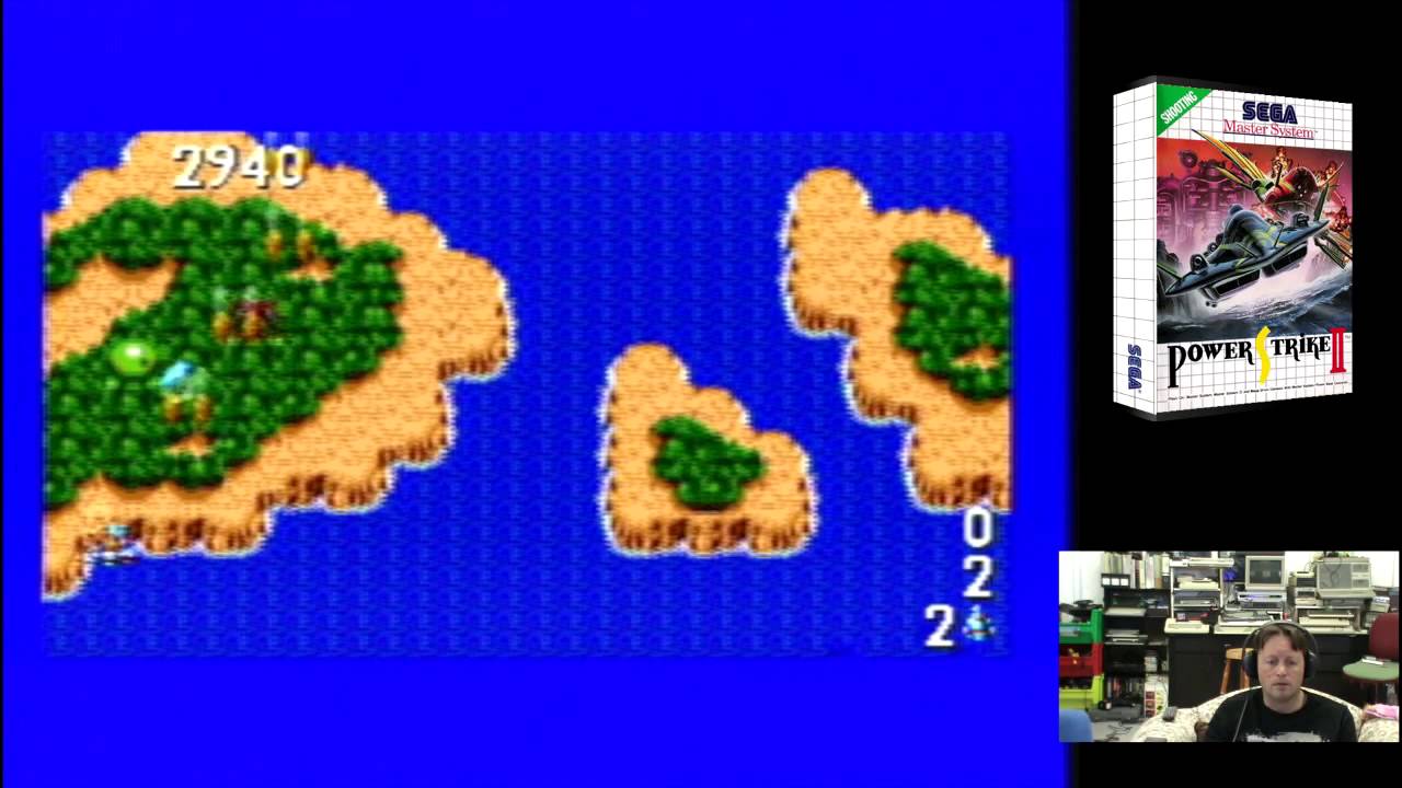 Retro Console Game (Power Strike II – Sega Master System) Pickup & Play 13th April 2013