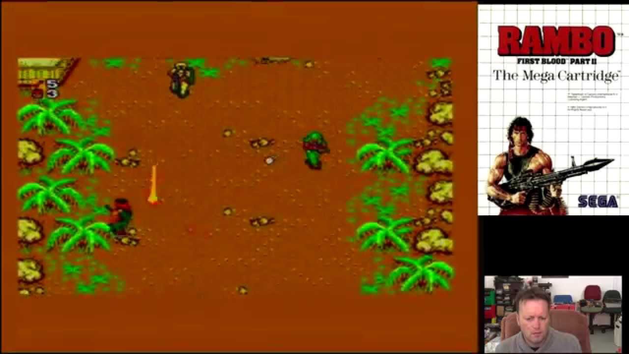 Retro Console Game (Rambo First Blood Part II – Sega Master System) Pickup & Play 26th April 2015