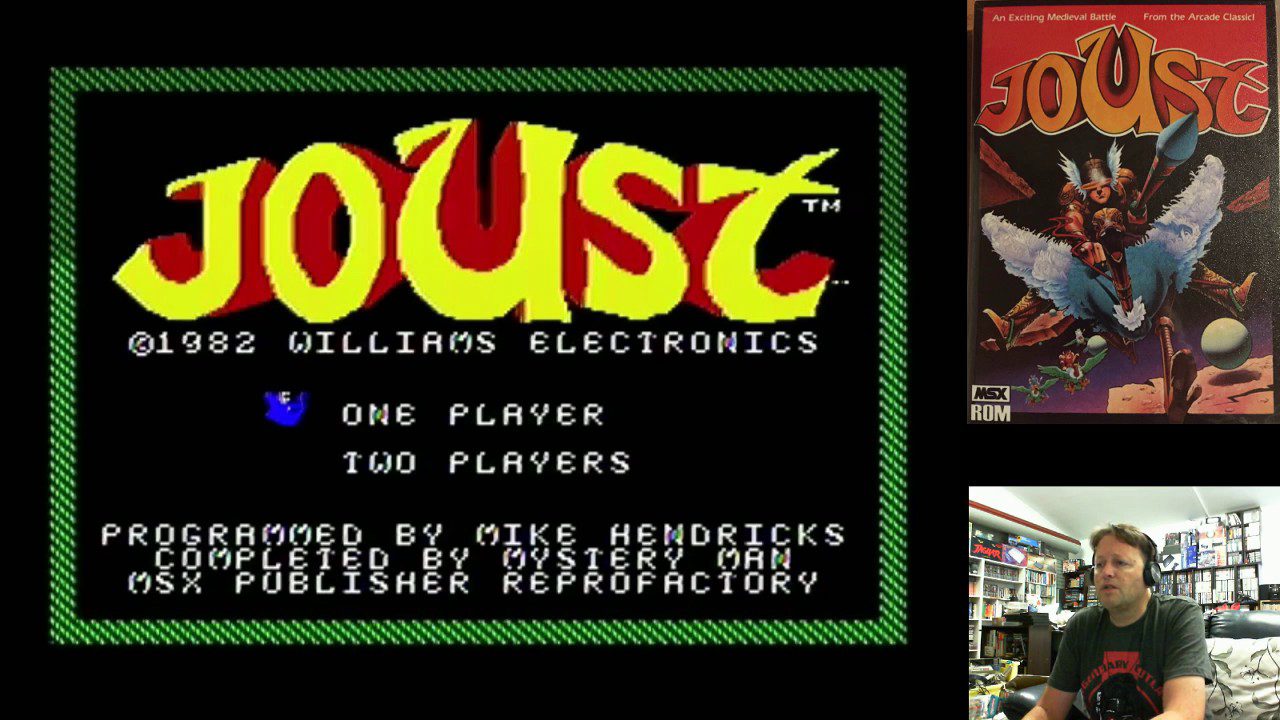 Retro Homebrew Computer Games (Joust, Codename Intruder MSX) 23rd April 2017