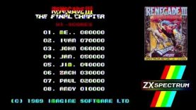 RetroPlay – Renegade 3 : The Final Chapter on the ZX Spectrum