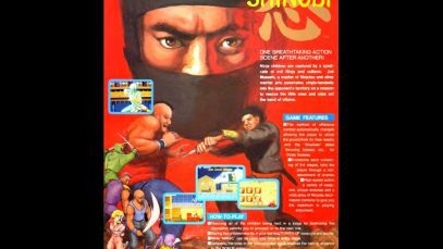 Shinobi (Arcade) Hi-Score Challenge [60FPS]