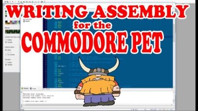 smiley on commodore PET (8032) in assembly