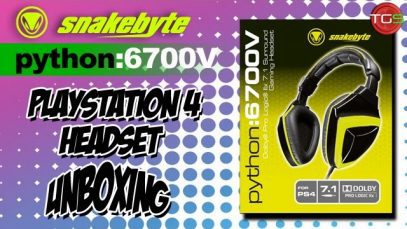 Snakebyte: Python:6700V PS4 Headset Unboxing