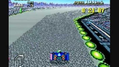 SNES F-Zero game play