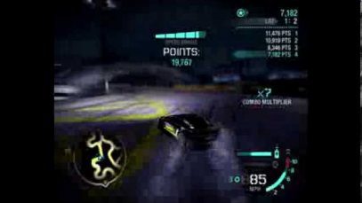 Some Need For Speed Carbon drifting gameplay (rejected from my Challenge Series playthrough)
