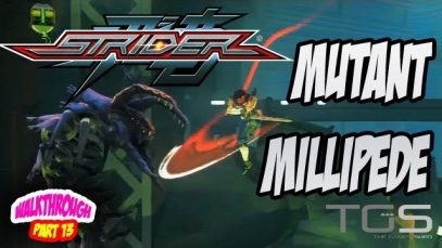 Strider (2014) Walkthrough Part 13! MUTANT MILLIPEDE