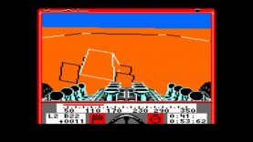 Stunt Car Racer [Amstrad CPC] Re-run sponsored by Irn Bru (in colour!)