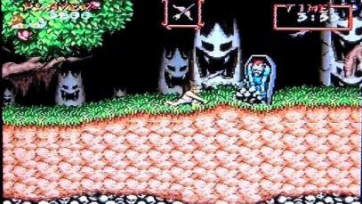 Super Ghouls and Ghosts gameplay on the SNES