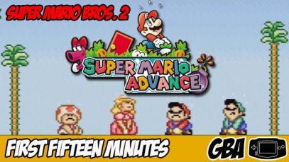 Super Mario Bros. 2 (Super Mario Advance) GBA First 15 Minutes