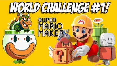 Super Mario Maker – Father & Son – Marks World! Part 1
