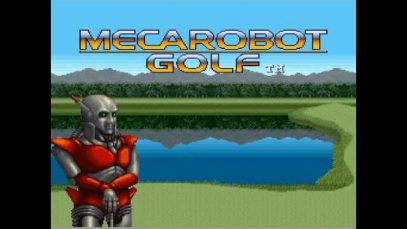 The Games Shed – MecaRobot Golf – SNES gameplay – One swing is enough!
