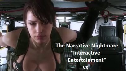 The Narrative Nightmare – “Interactive Entertainment” vs “Games” (Flinch Bits – 15/09/2015)