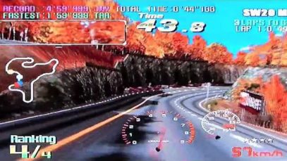 Tokyo Road Race gameplay on the PS2