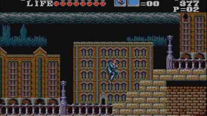 Vampire: Master of Darkness on the SEGA Master System