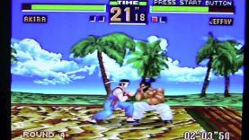Virtua Fighter 2 gameplay on the Megadrive