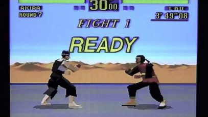 Virtua Fighter gameplay on the 32X