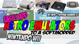 Wii Softmod ADDING RETRO EMULATORS – All you need, Simple to do!