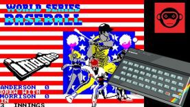 World Series Baseball on the ZX Spectrum (Letsplay/Gameplay) | MonkeySpaz5000
