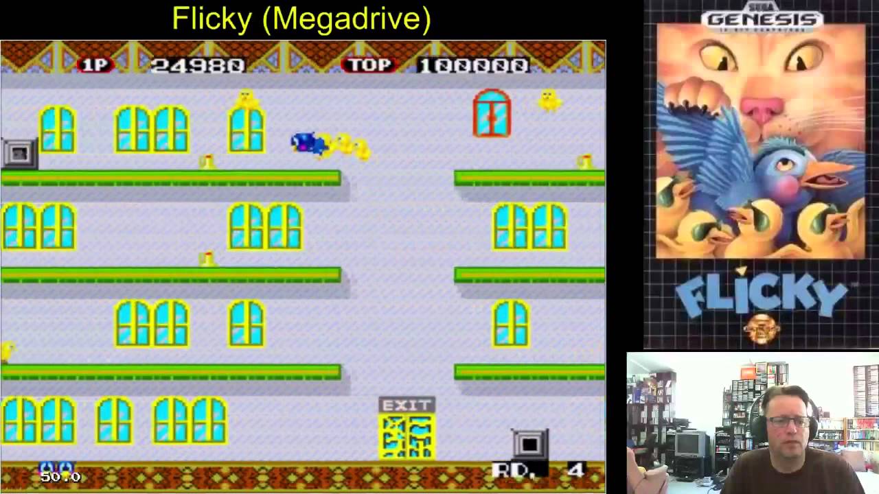 Youtube High Score Challenge – Flicky (Megadrive)